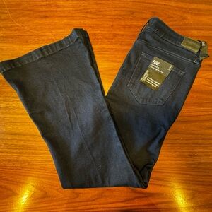 PAIGE Women's Dark Blue Flare Jeans